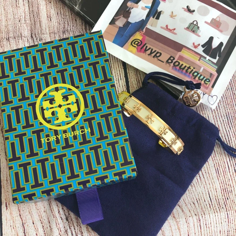 Tory Burch Kira Enameled Cuff